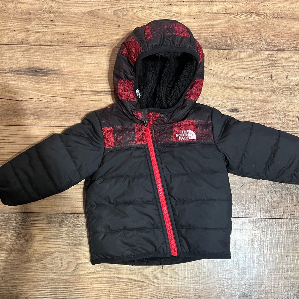 12-18m The North Face reversible winter coat